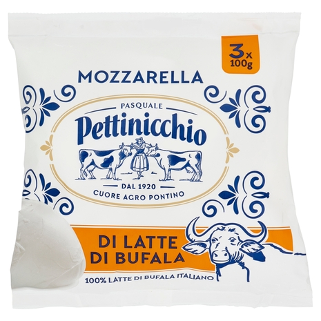 Pettinicchio Mozzarella di Latte di Bufala 3 x 100 g